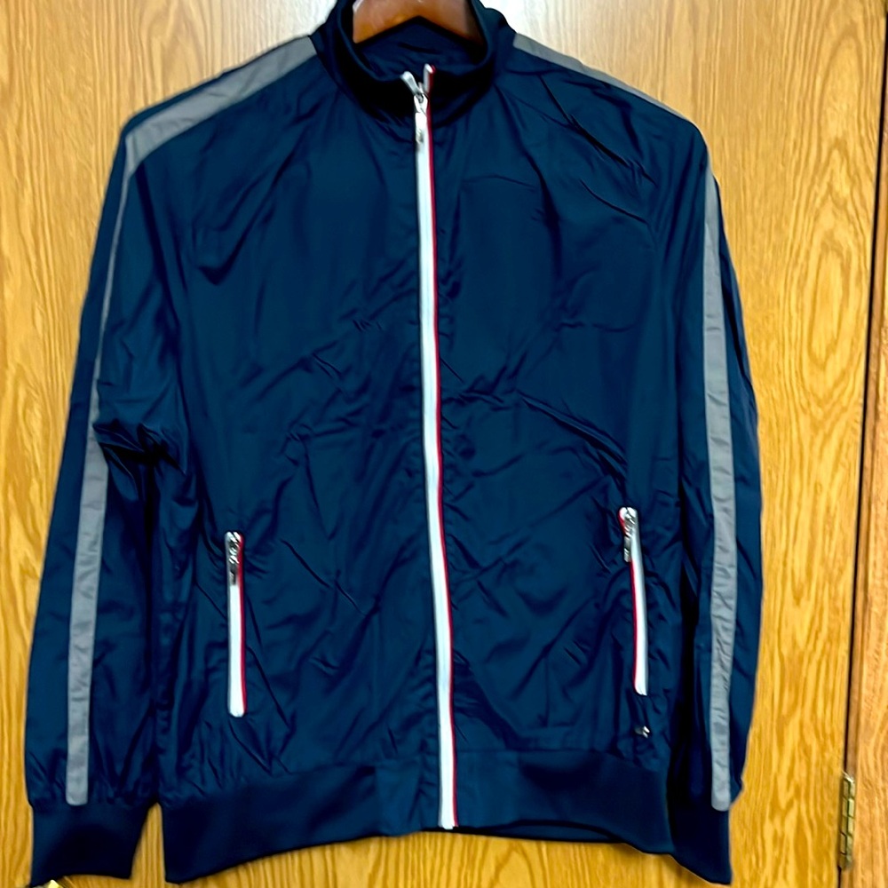 Lotto Sport Navy Windbreaker Size Large